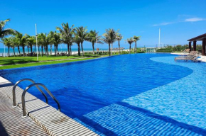 RIVIERA BEACH PLACE, PÉ NA AREIA, Vista Lateral Mar, NASCENTE, 4o andar, 3 Quartos COM AR COND, 7 Pessoas, VARANDA, CONDOMÍNIO COMPLETO, Restaurante, PERFEITO para FAMÍLIA COM CRIANÇAS, WIFI TOP, Cozi